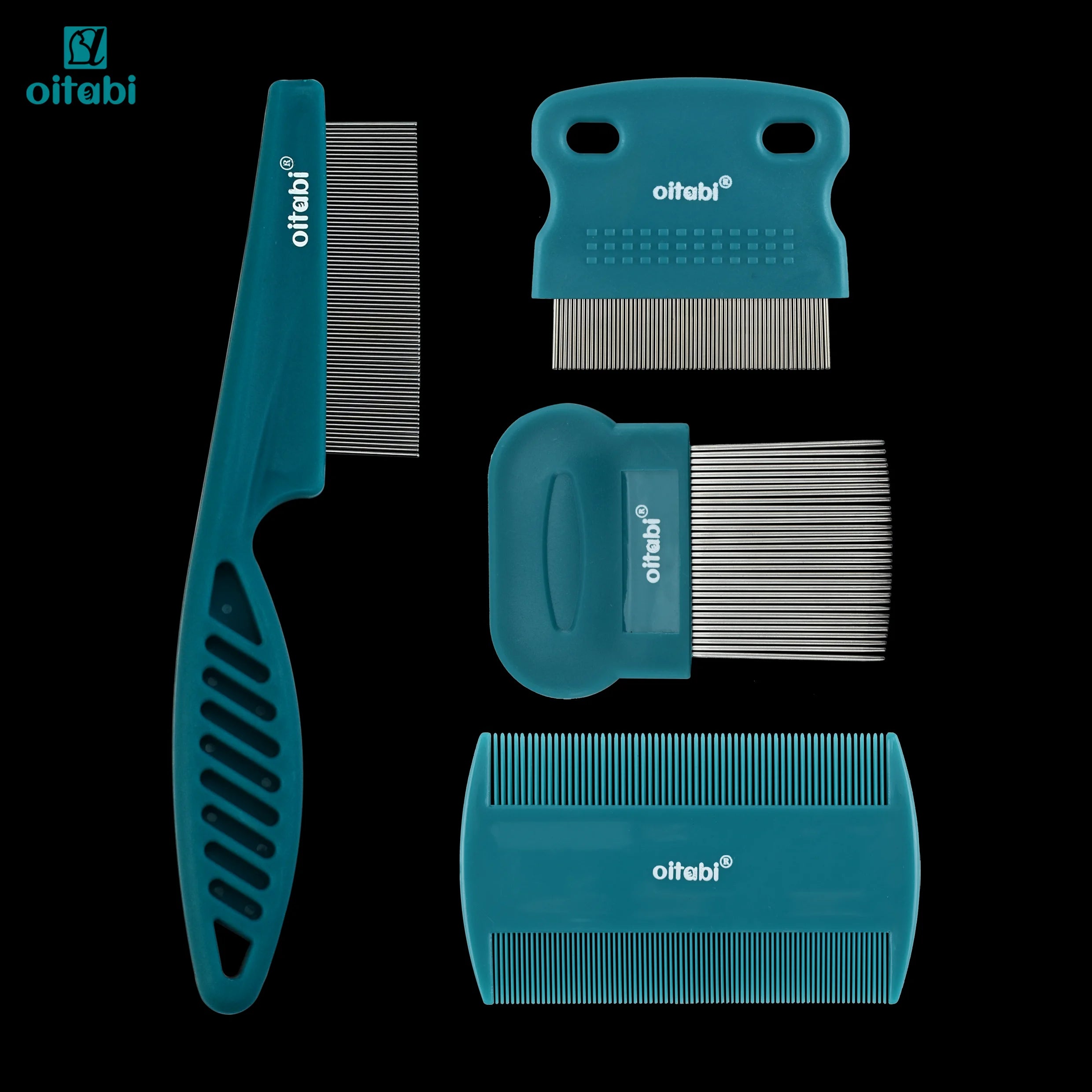 Pet Flea & Grooming Comb Set