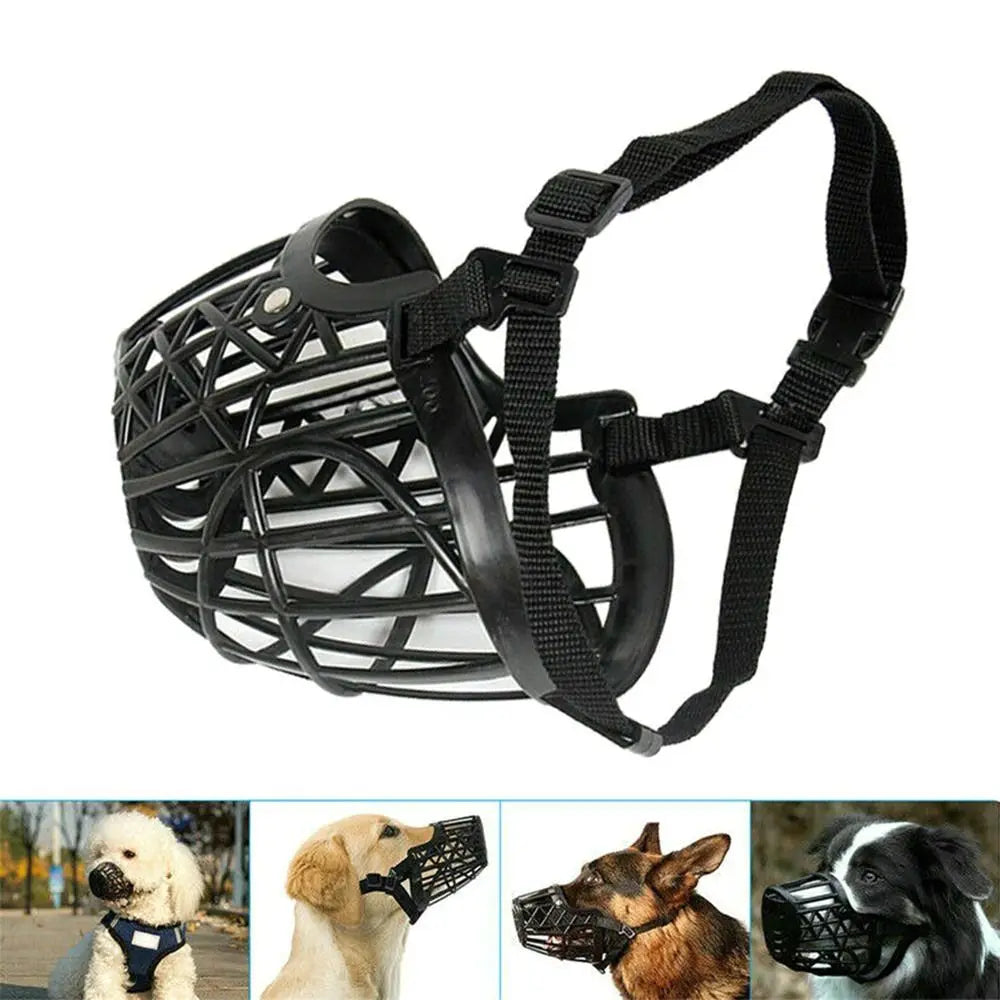 Adjustable Soft Dog Muzzle Cover
