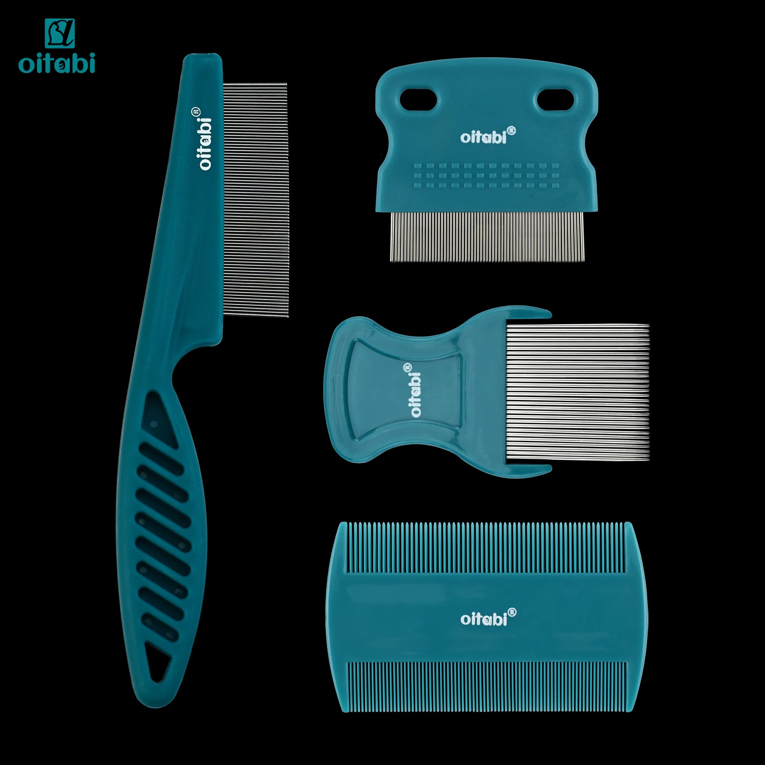 Pet Flea & Grooming Comb Set