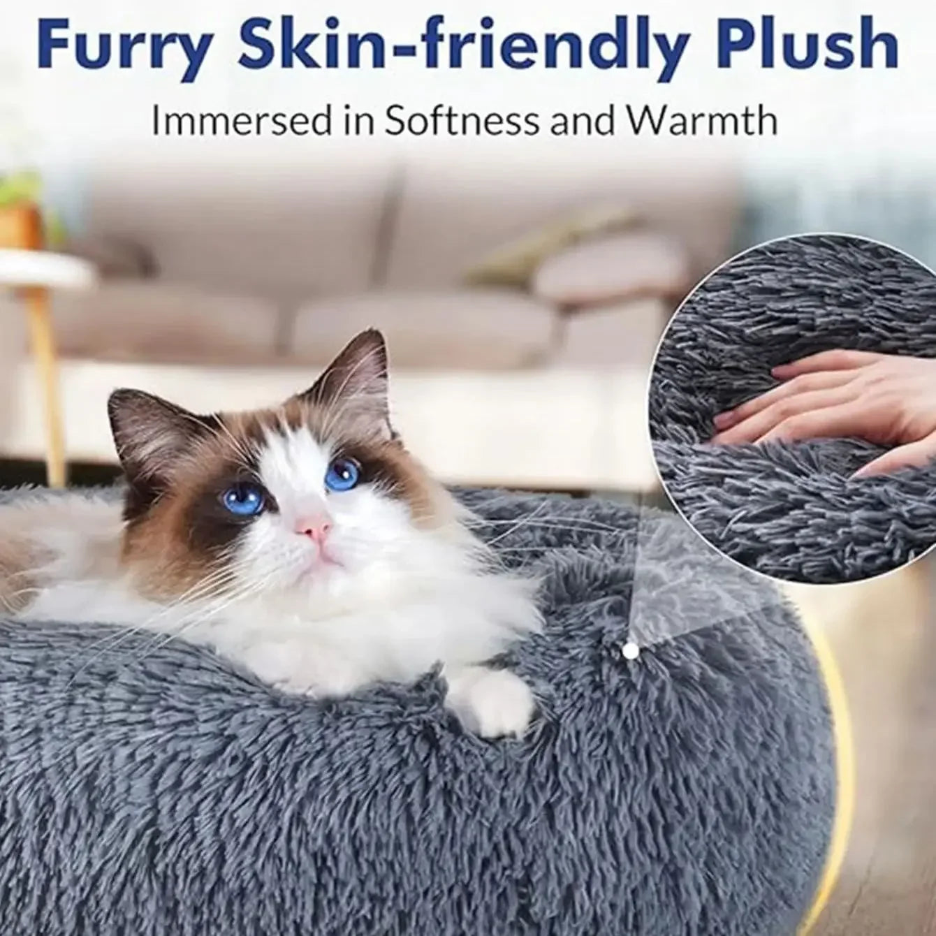 Soft Calming Bed for Pets