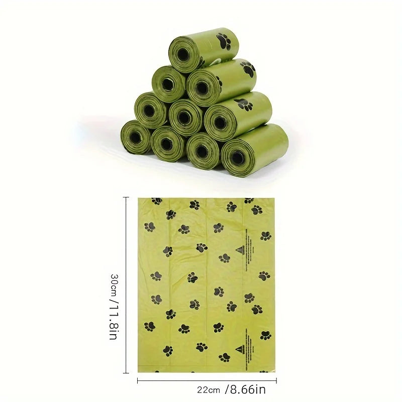 Paw Print Pet Cleanup Bags