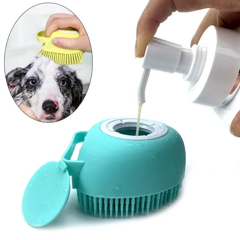 Pet Shampoo Massage Brush