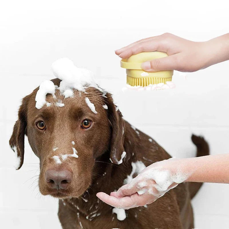 Pet Shampoo Massage Brush