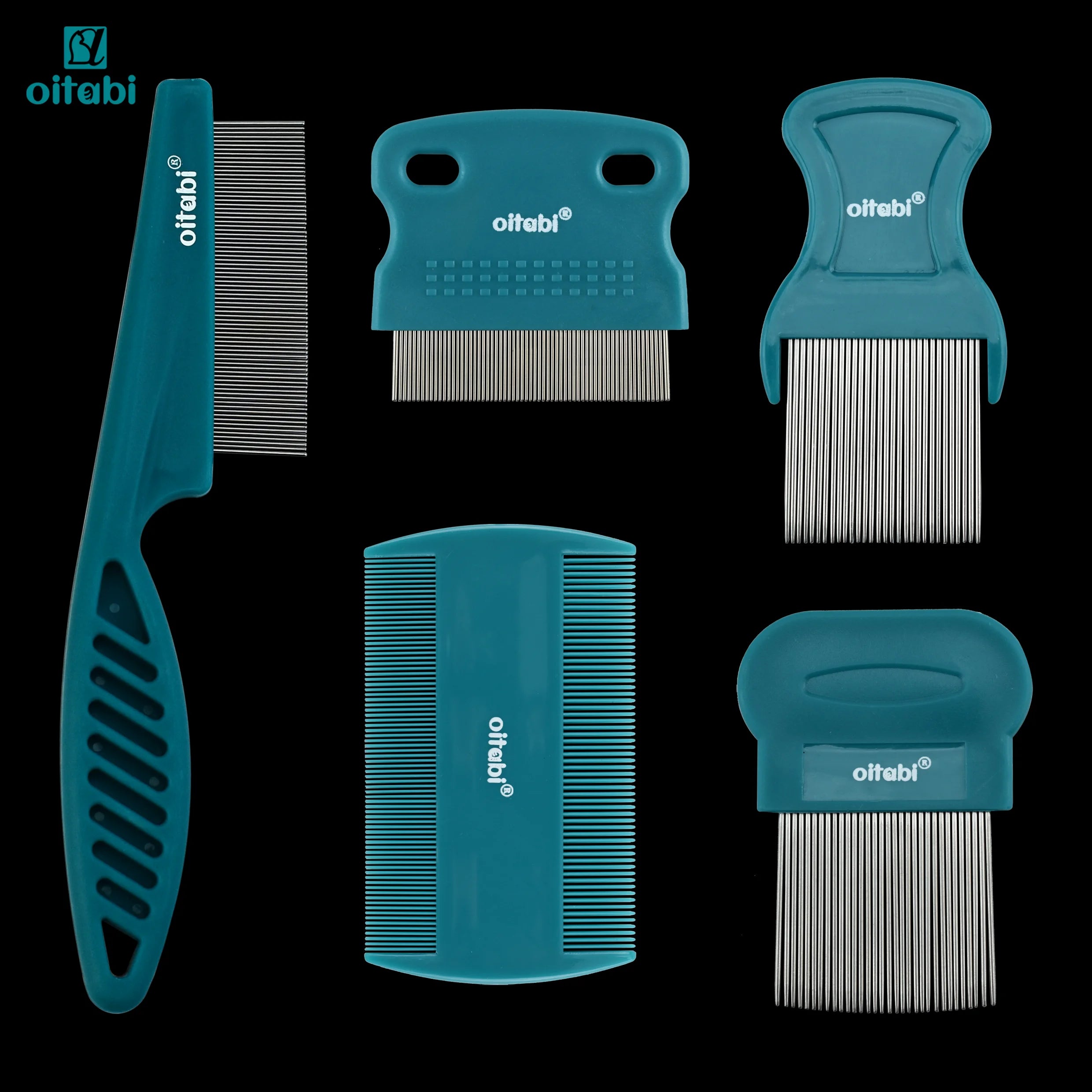 Pet Flea & Grooming Comb Set