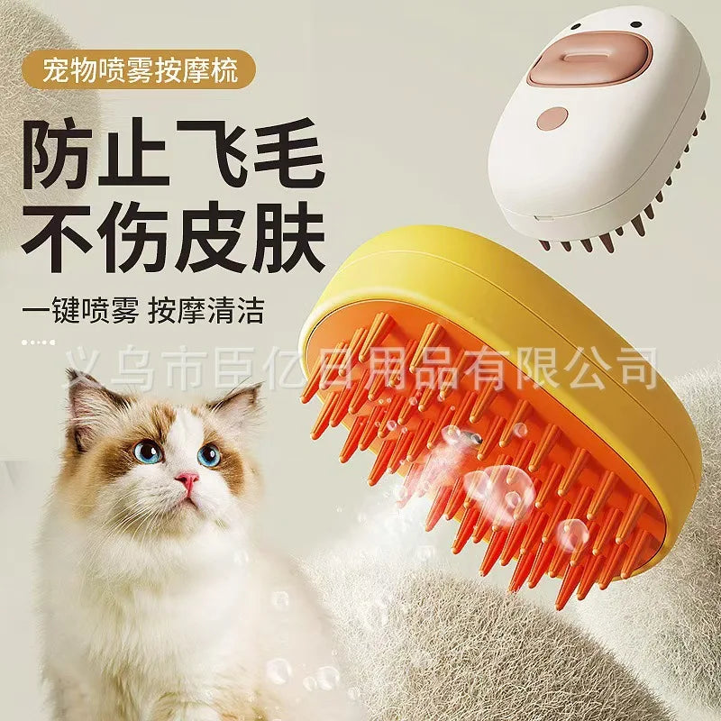 Spray Massage Brush for Pets