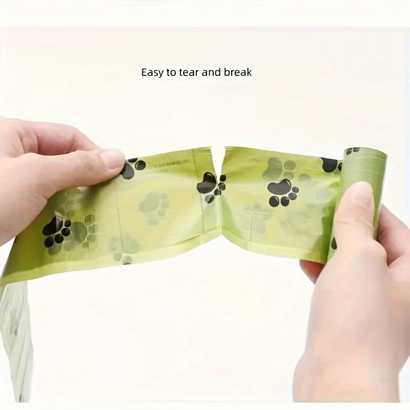 Paw Print Pet Cleanup Bags