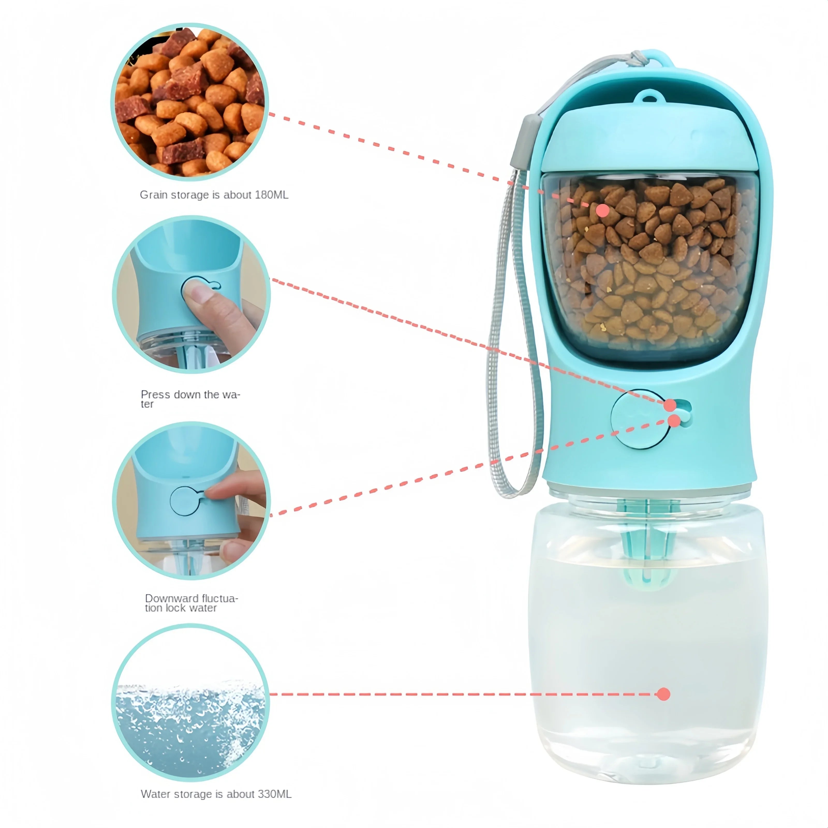 Dog & Cat Portable Water Feeder