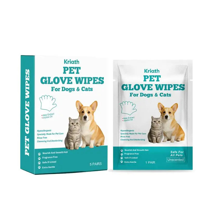 Pet Cleaning & Grooming Gloves