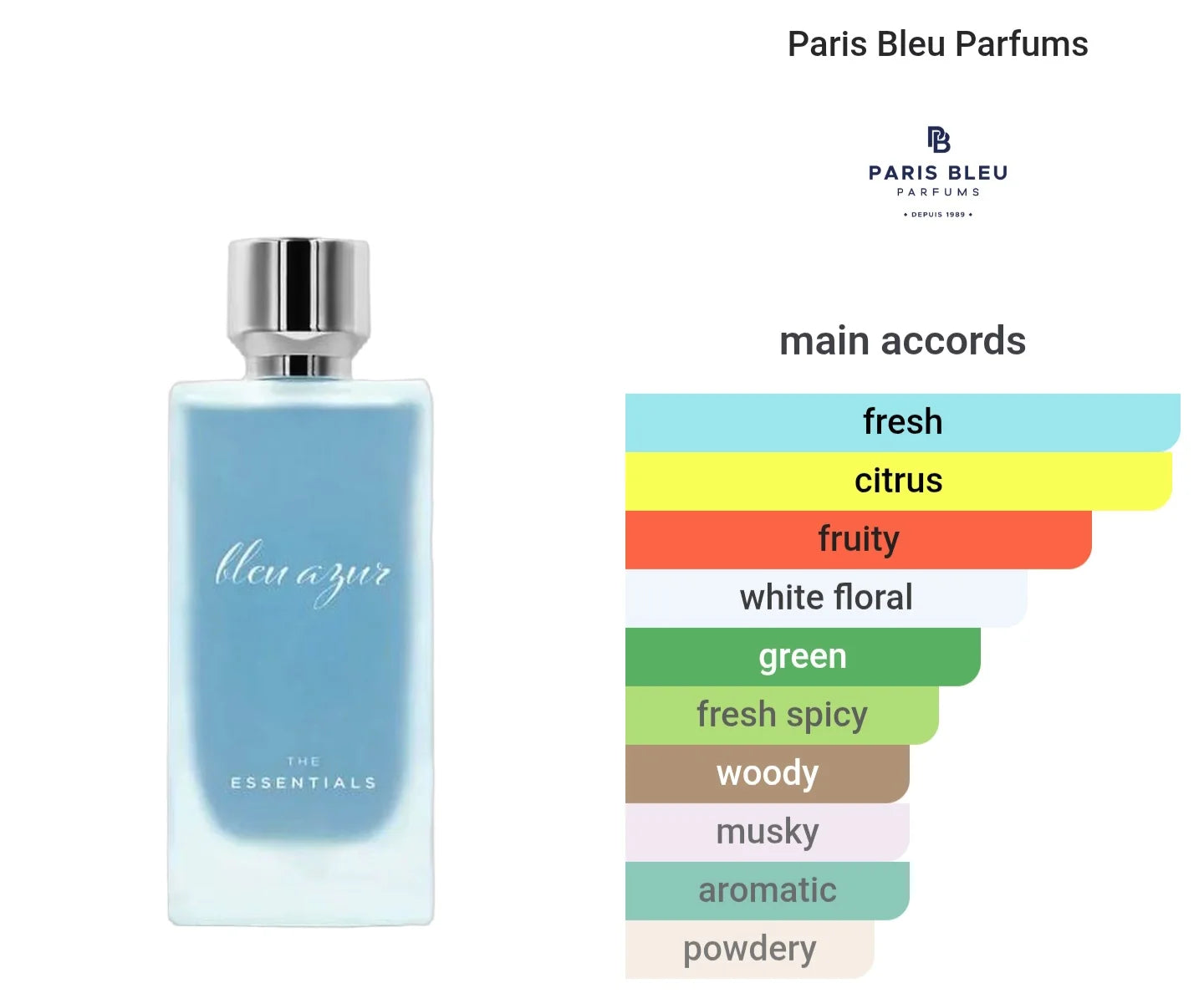Bleu Azur Femme - بلو أزور فام - The Essentials